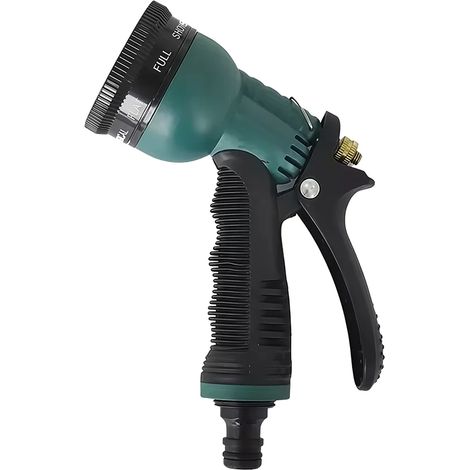 (1 pièce) Outils d'arrosage de jardin, pistolet à eau pour lavage de voiture, embouts de pistolet à eau haute pression multifonctions, pulvérisateur pour tuyau d'arrosage et lavage de voiture (1/4)