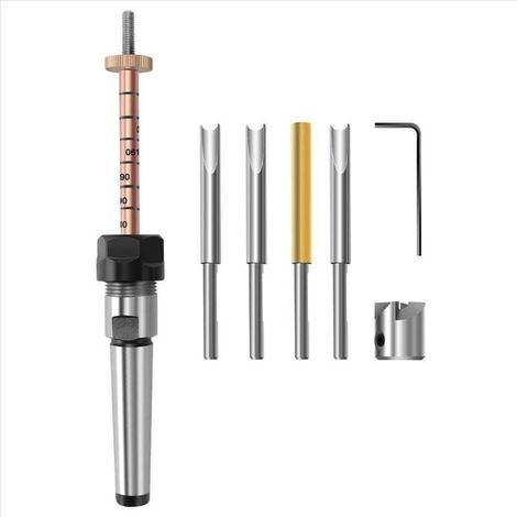 Kit de fabrication de stylos, ensemble de coupe d'arbre et de support, mandrin de tournage en bois pour accessoires de tour à bois