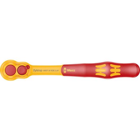 Wera 8007 B VDE Zyklop 05004966001 Cricchetto con levetta d'inversione 3/8 (10 mm) 222 mm (1/5)