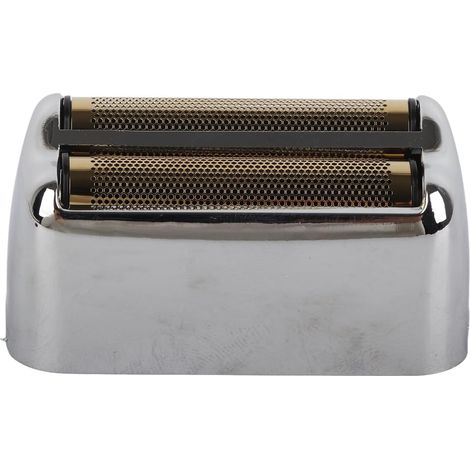 Tête de Coupe de Rasoir, Tête de Rechange en Acier Inoxydable avec Filet de Coupe en Spirale pour un Rasage en Douceur, Convient au Rasoir électrique pour Hommes et Salon de (SILVER) (1/5)