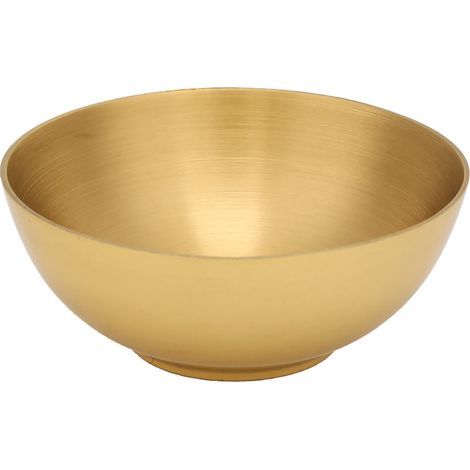 Schale aus reinem Messing für buddhistische Zeremonien, 8 cm, Kultgegenstand, Altardekoration (1/5)