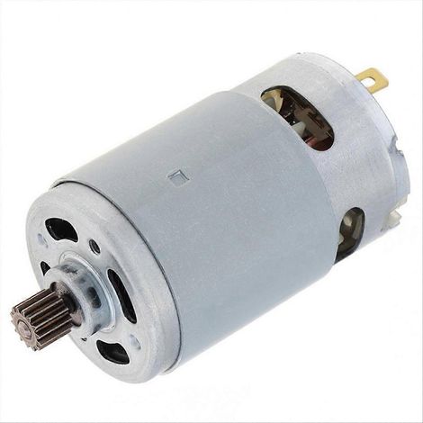 Moteur RS550 21 V à balais, 14 dents, pour tronçonneuse de 10 à 15 cm (4 à 6 pouces). (1/5)