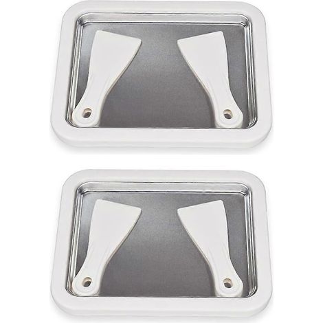 Glace crème Frozen yaourt machine acier inoxydable frit plateau compact maison lot (1/5)