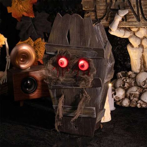 Nur in einer Farbe erhältlich: siehe Foto. Material: Kunststoff. Elektrisches Sensorspielzeug für Halloween, originelle Dekoration und Geschenkidee.