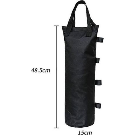 Lot de 4 sacs de lestage pour stabiliser gazébo, tonnelle, pavillon, pieds de tente, pare-soleil et parasol, à remplir de sable. (1/4)