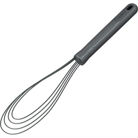 Fouet Plat, Fouet Cuisine Silicone Alimentaire, Anti-Rayures (1/5)