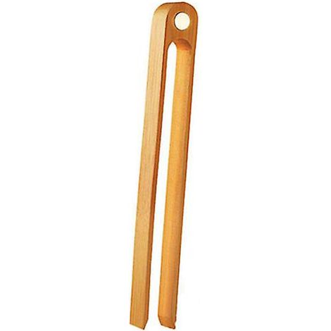 22cmmagnetic Bamboo Toaster Tongs Wood Kitchen Toast Tongs Respectueux de l’environnement. gain de place (1/3)