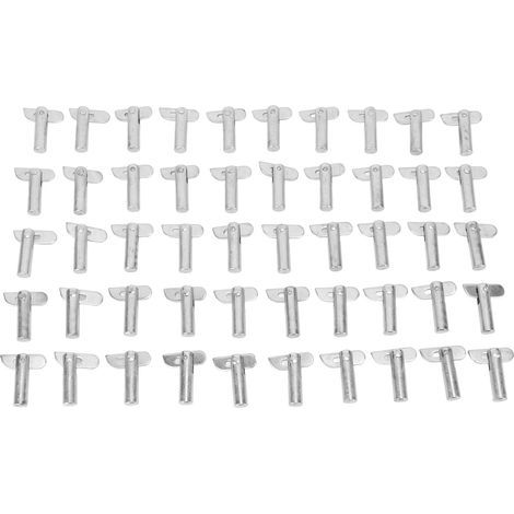 Lot de 50 goupilles de connexion galvanisées pour échafaudages mobiles, barres de jonction et tiges de positionnement. (1/5)