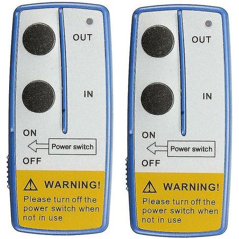 Kit de télécommande sans fil universel 12 V pour treuil de console, 15 m, pour Jeep, VTT et SUV (1/4)