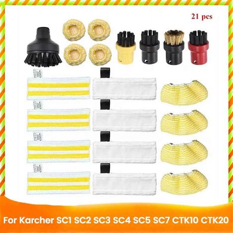 21-teiliges Ersatzteilset für Dampfreiniger SC1 SC3 SC4 SC5 SC7
