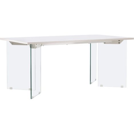 Table à Manger Design "Ester"180cm Gris Clair (1/5)