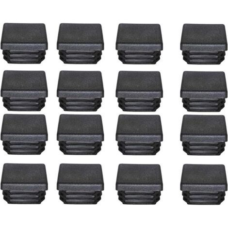 Green Mobility-Bouchons d'obturation pour pieds de meuble – Lot de 16 – Embouts carrés 40x40mm en plastique PE – Protection contre l'humidité et les chocs - 16PCS (1/4)