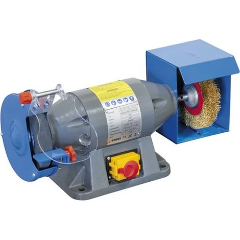 Fervi 0553 Smerigliatrice combinata professionale da banco 230 V