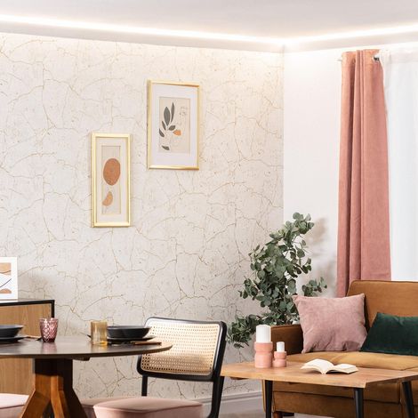 Modanatura per Striscia LED 2m Angolare Modern  Bianco (1/5)
