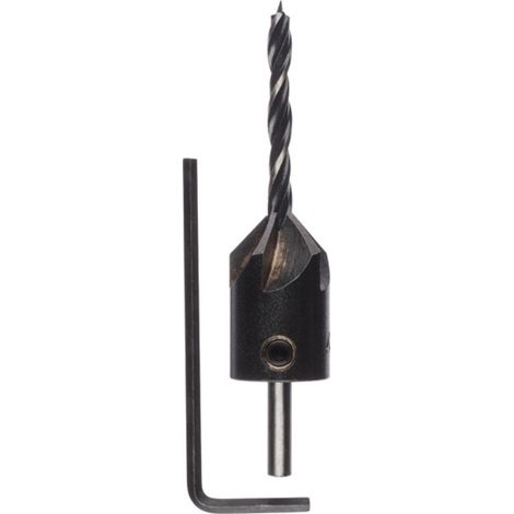 Forets hélicoïdaux pour bois avec fraisage 4 mm BOSCH 2608596391 (1/5)