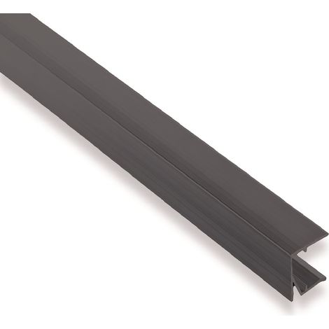 Alu 25 Abschlußprofil 1200 mm, ANTHRAZIT RAL 7016