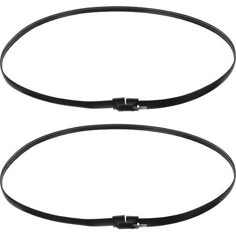 Lot De 2 Anneaux En Maille Pour Ventilateur Électrique Fixations Pour Ventilateur Électrique Cerceau De Ventilateur Sur Pied Cerceau convient aux ventilateurs avec un diamètre de grille de 43 cm (1/5)
