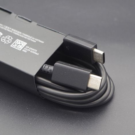 Noir Samsung Cable USB C vers USB C, Longueur 1m, Charge Ultra Rapide 45W (1/3)