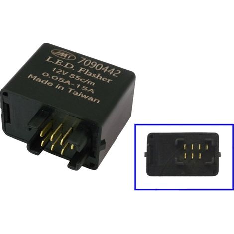JMP Blinkgeber für Suzuki 12V - 7 JMP-Stecker für Suzuki AN, DL, DR-Z, GSF, GSX, GSX-R, GZ, M(VZ), RV, SV, TL, (1/2)