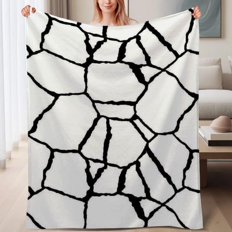 Couverture de lit en polaire, microfibre douce et confortable légères printemps-été, décoration de salon, excellent cadeau pour femmes et hommes, 6080 pouces (1/4)