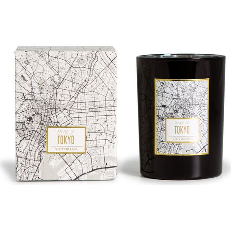 Bougie parfumée Victorian Tokyo : Tisane, jusqu’à 45 heures, diamètre 8 x 10,5 cm (1/5)