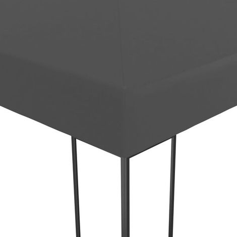Tonnelle de jardin anthracite 3 x 4 m – Abri pour jardin, terrasse et extérieur, ombrage (1/5)