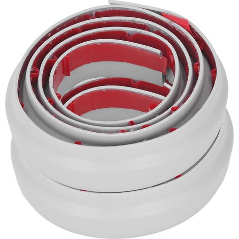 Packung mit 2 Türdichtungsstreifen, Wärme- und Schalldämmung, selbstklebend, 28 mm / 1,1 Zoll (1/5)