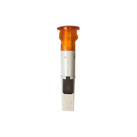 VOYANT FILAMENT Ø10 mm, à clipser, ORANGE 220V, Racc Lang 6,35mm / 090 376