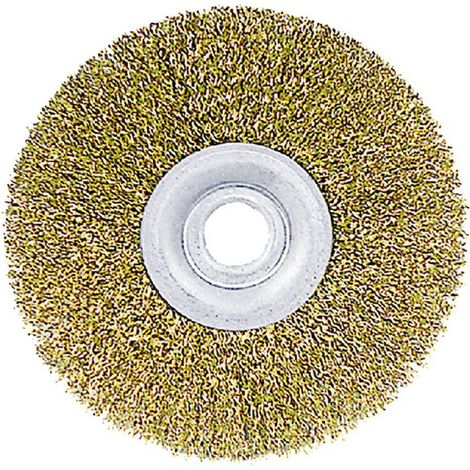 SPAZZOLA CIRCOLARE PER MOLA ø mm 200 - kit fori da mm. 16 a 25