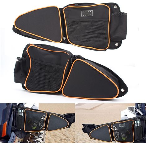 Convient aux Polaris RZR 900 XP XP4 1000 UTV, sac de porte latérale pour le rangement du passager et du conducteur. (1/5)
