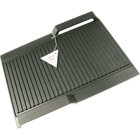 Ersatzteil - Original-Grillplatte mit Rillen - -