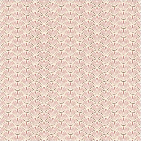 Pink Art Deco Fan Vinyl Wallpaper Smooth Paste The Wall For Living Room (1/4)