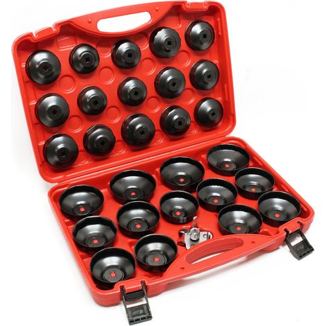 Set chiavi a tazza per filtro olio chiave a ragno 29 pezzi acciaio al carbonio universale (1/4)