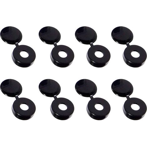 50pièces Cache-vis Décoratif Pour Vélo Et Voiture Bouchon Noir Pour Vis Protection Eau Pour Vtt Et Vélos De Route Format Compact