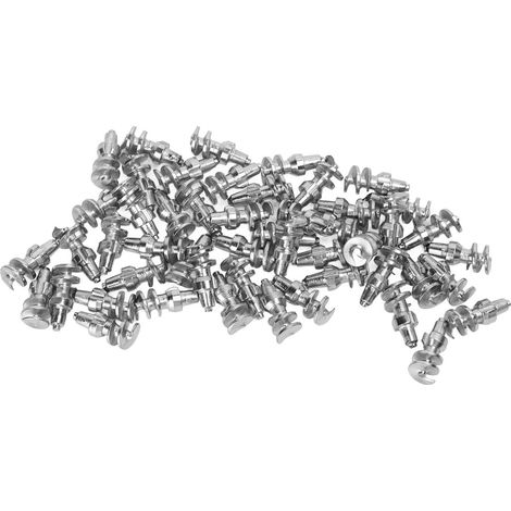 50pcs clous pneus filetés antiglisse acier tungstène alu pour voiture camion chariot élévateur (1/5)