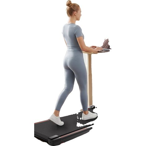 Tapis de course Walking Pad, Plage de vitesse 1-6 km/h, Réglage de l'inclinaison 0-9°, Poids maximum utilisateur 100 kg, Dimensions 103 × 45,5 cm, Affichage LED inclus (1/5)