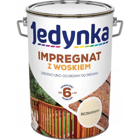 Imprégnation du bois Jedynka à la cire, incolore, 5L, 1 pc. (1/2)