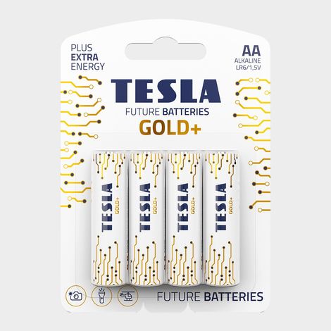 PILES ALCALINES TESLA AA/LR6/1.5V 4PCS OR+ (1/2)