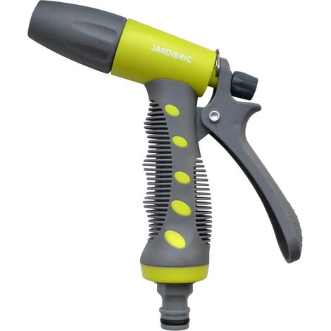 Pistolet d'Arrosage Gainé Jardibric Jet Réglable (1/4)