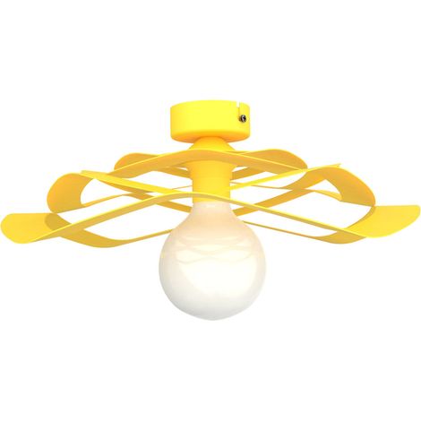 LUMICOM  KAMI Plafoniera, 1X E27, max 42W, metallo, giallo, D.40cm (1/2)