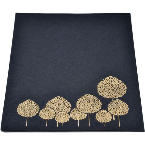 PAPERTREE ARANIA Lot de 5 Pochettes (A4) Noir