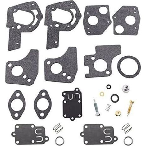 - Kit di riparazione carburatore - Diaframmi - Guarnizione per Briggs & Stratton da 3 a 5 HP 495606 494624 135292 135232 135212 270026 272538 272538S 272637-Crezuo