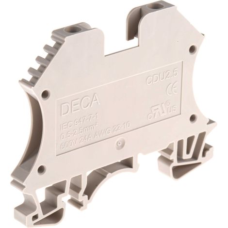 Bloc de jonction RS PRO, 2.5mm², A visser ( Prix pour Paquet de 10 ) (1/4)