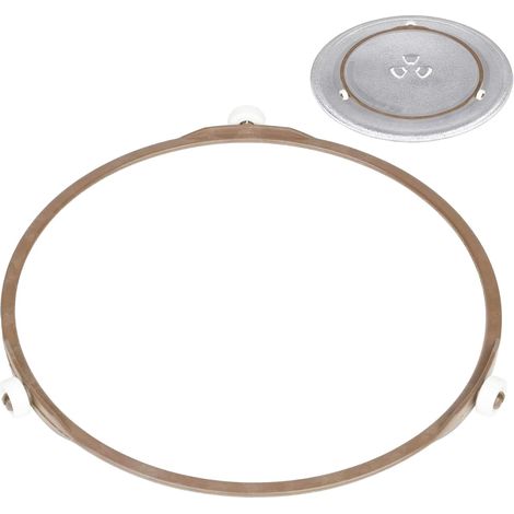 Anneaux de support micro-ondes pour plaques en verre à micro-ondes, anneau de plateau de 24,2 cm, anneau de plaque tournante pour micro-ondes, anneau intérieur de rechange pour micro-ondes (1/5)