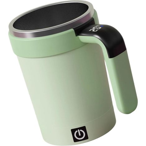 Tasse à mélanger automatique pour café protéiné, mélangeur électrique en acier inoxydable de qualité alimentaire, tasse à mélanger avec base amovible (1/5)