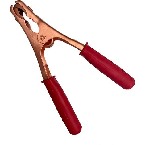 PINZA BATTERIA 280A BATTERIE MACCHINA AUTO CAVI ROSSA RAMATA (1/2)