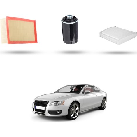 Kit Tagliando 3 filtri compatibile con Audi A5 (8T3,8F7,8TA) 2.0 tfsi 132kw dal 2008 (1/5)