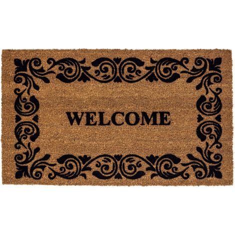 Paillasson extérieur et intérieur - 45 x 75 cm Décoration de bienvenue (1/2)