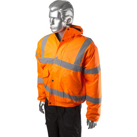 Veste haute visibilité RS PRO Imperméable, Orange, taille M, Homme ( Prix pour 1 ) (1/2)