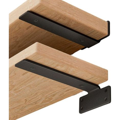 Supports d'étagère - adaptés à la maison, au salon, à la cuisine, à la salle de bain, à la bibliothèque - Lot de 6, 20 cm (1/4)